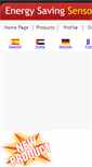 Mobile Screenshot of energysavingsensors.com
